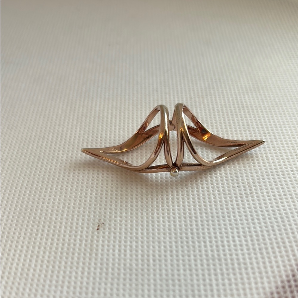 Katie Rowland hinged rose gold over silver Ring - Picture 5 of 6